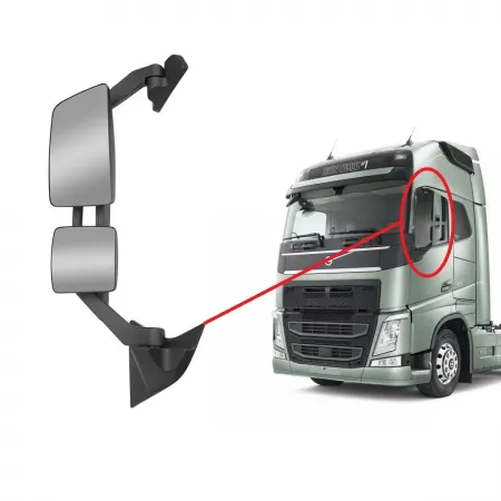 KOMPLE AYNA VOLVO FH V- 4 SOL MOTORLU  24 V 2012 >  82943538